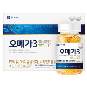 종근당 오메가3 골드업 180캡슐(6개월분) x 3통 비타민E 함유